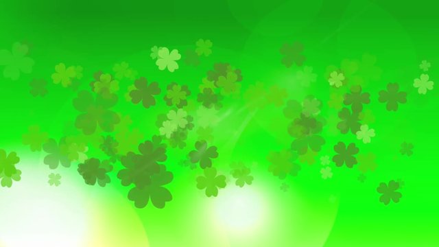 Abstract background with clower leafes.