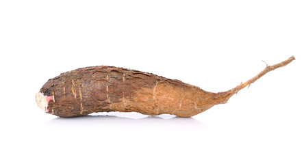 Cassava isolated on a white background
