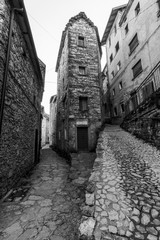 The village of Casso in the Cellina valley