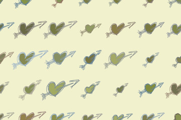 Hand drawn. Celebrations, decoration, valentine & colorful.