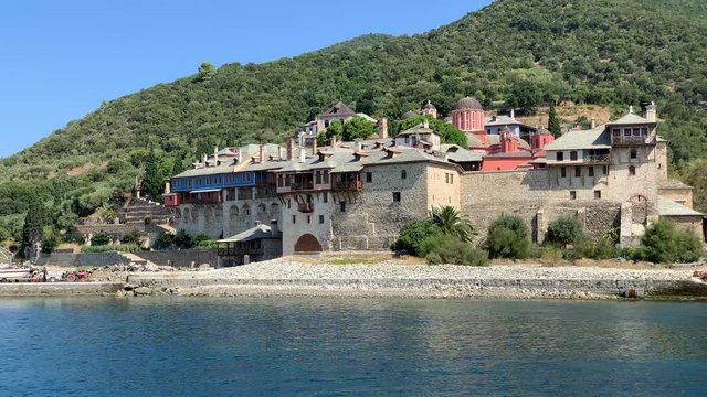 Xenophontos Monastery in mount Athos