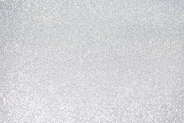 Silver Glitter background. Holiday, Christmas, Valentines, Beauty and Nails abstract texture.