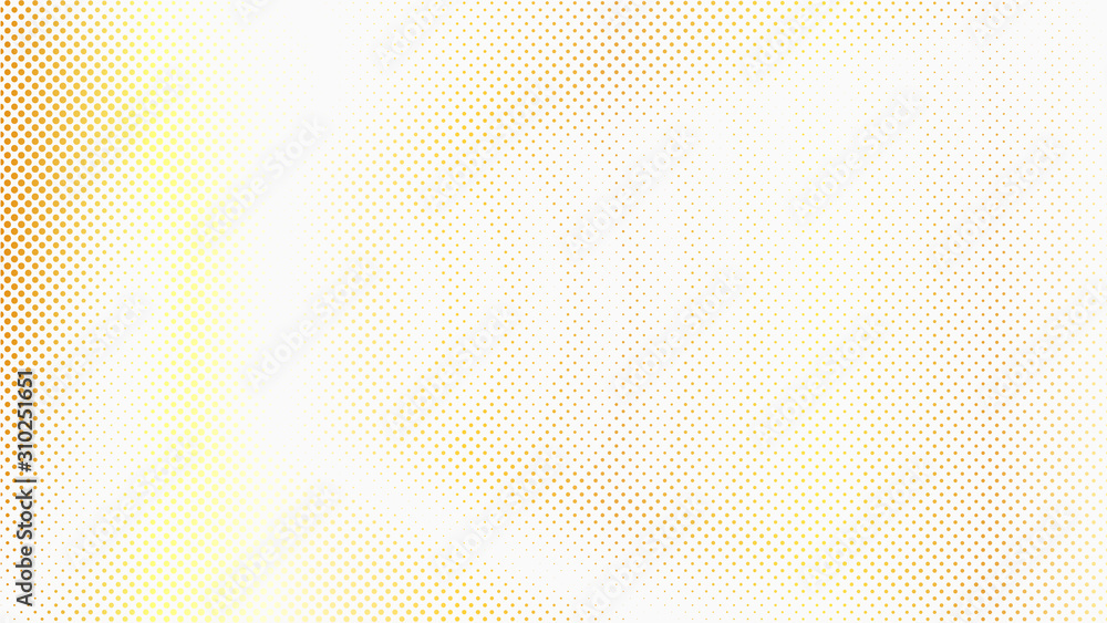 Poster dot gold background, great design for any purposes. gradient dotted background. dot texture backdrop