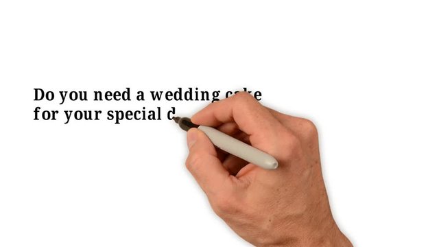 Display promotion do you need custom beautiful and sweet wedding cake for you special event bride or anniversary or birthday . Bakery food and beverage business store 2d animation  animated Video 