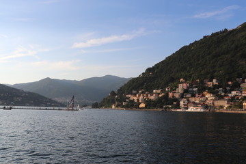 Fototapeta premium Italie - Lombardie - Lac de Côme à Côme