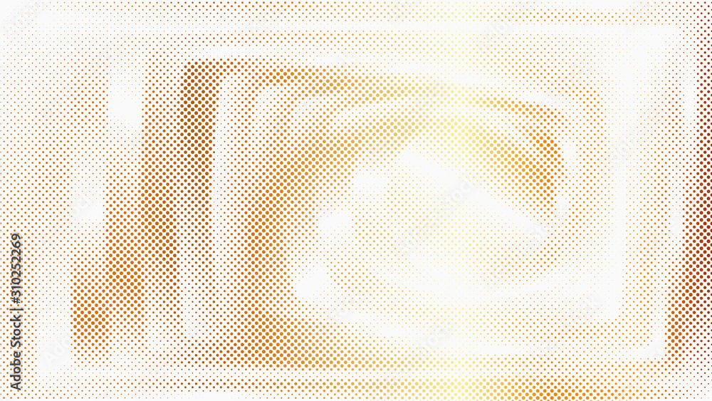 Aufkleber dot gold background, great design for any purposes. gradient dotted background. dot texture backdrop