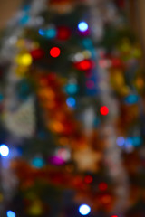 blurred lights.