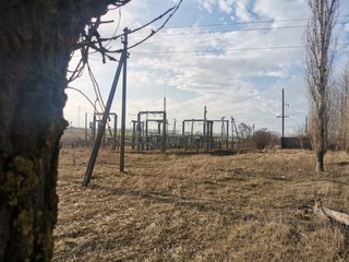 Obraz premium power lines