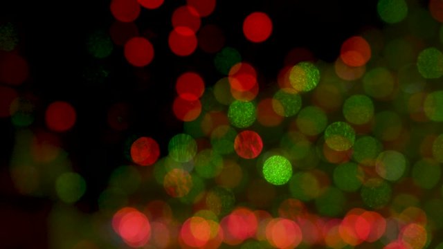 4K Verticle Christmas Holiday Lights Bokeh