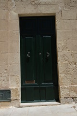 Old Tür. Architekt in Malta. 