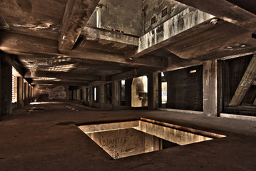 Old Industrial Building Scene