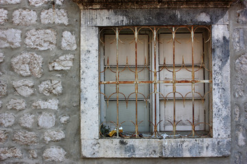 Altes Fenster Eisen Gitter