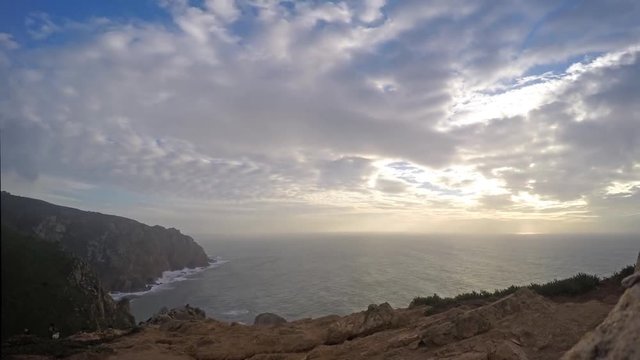FullHD Timelapse of ocean at Cabo da Roca