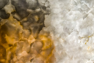 Natural marble background of three colors