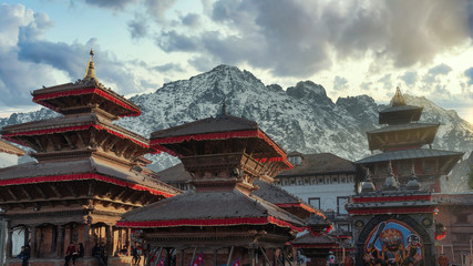 ancient Nepali city of Himalayas.