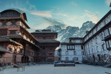 ancient Nepali city of Himalayas.