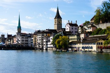 Fototapeta na wymiar Zürich in the summer