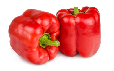 Sweet pepper on white background