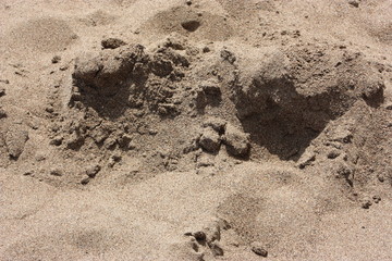 Sand am Strand Detail 