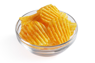 Crispy potato chips