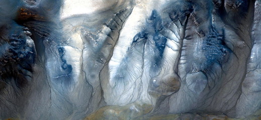 winter light, stock photo, abstract photography of the deserts of Africa from the air. aerial view...