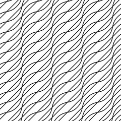 Seamless black and white minimal geometric pattern vector background. Perfect for wallpapers, pattern fills, web page backgrounds, surface textures, textile