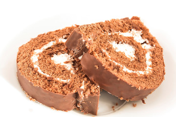 Sponge Cake Chocolate Roll