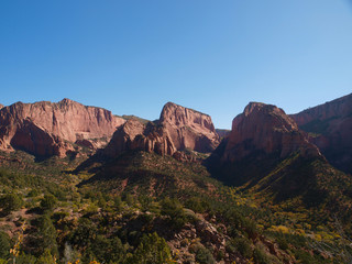 Zion National Park with Kolob Canyons in Utah