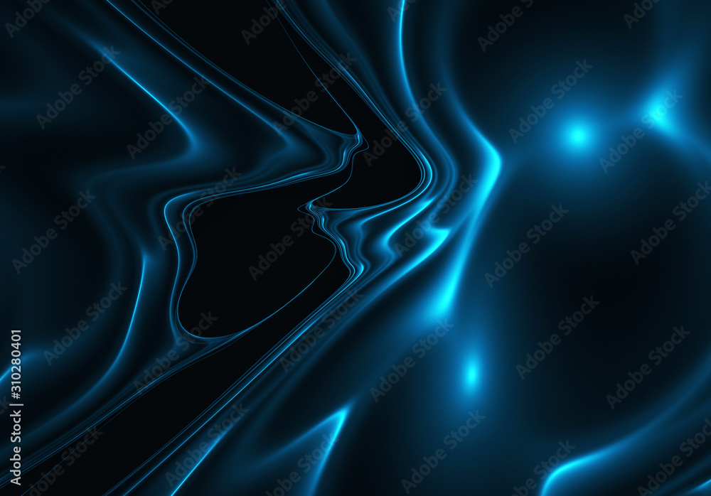 Poster abstract color dynamic background with lighting effect. fractal art