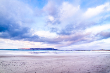 Narin Strand is a beautiful large blue flag beach in Portnoo, County Donegal in Ireland