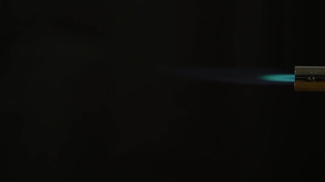 ガスバーナーの炎