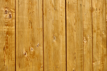 Yellow wooden plank for background or texture