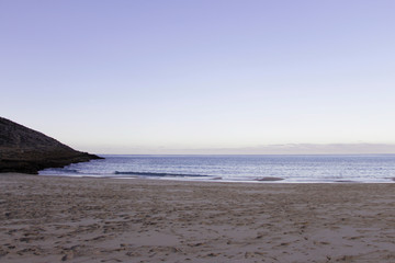 sea at dusk