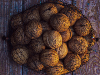 Close up of walnuts