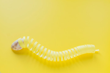 Serpentine for Christmas tree in the form of worms