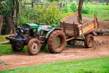 old tractor