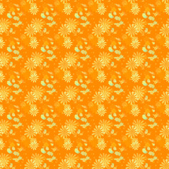 Cute Floral pattern in the small flower. Motifs scattered random. Seamless  texture. Elegant template for fashion prints. Printing with very small flowers.