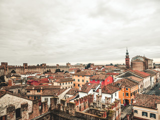 Vista di Cittadella dalle mura medievali