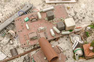 old computer board