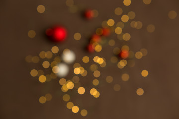 Abstract pasting circular gold luxury gold glitter bokeh lights background. Magic background. Holiday. An explosion of Golden confetti. Christmas balls. Golden Christmas abstract texture of grainy.