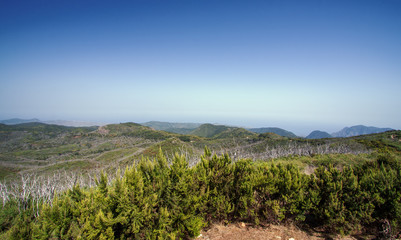 Vista panoramica di La Gomera - Parco Nazionale Garajonay