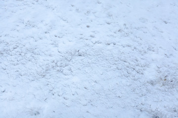 Snow texture background with copy space 