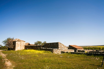 Fototapeta na wymiar Landscape of the Montes de Toledo.