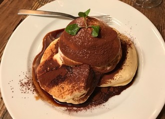 Tiramisu pancake