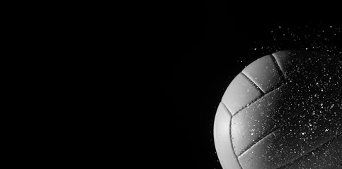 Closeup detail of volleyball ball texture background. - Powered by Adobe
