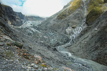 Fototapeta na wymiar Fox Glacier landscape on the South Island of New Zealand