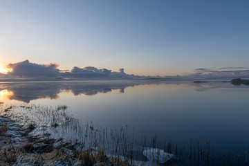 Orkney frost Loch