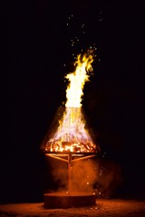 Flammes torche