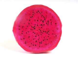 Obraz na płótnie Canvas Dragon fruit or pitaya isolated on white