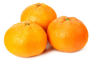 mandarin isolated on a white background. Food